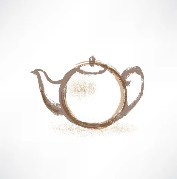 Икона чайника — стоковый вектор