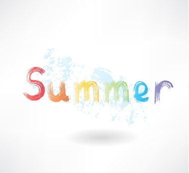 yazı yaz grunge simgesi