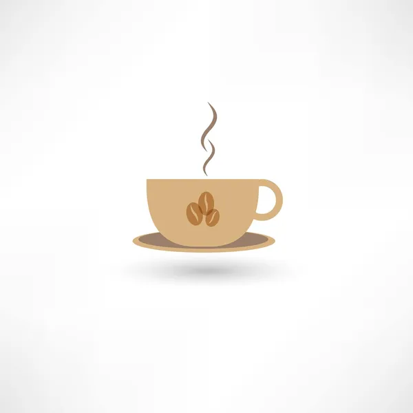 Café caliente — Vector de stock