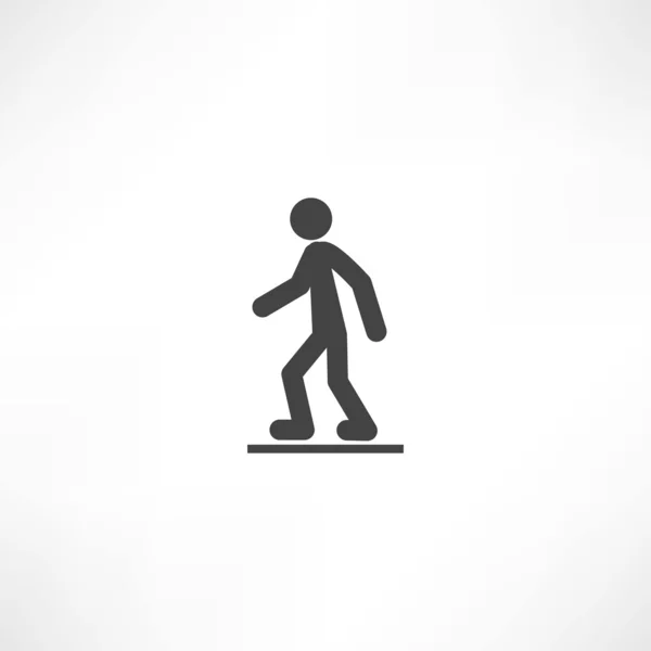 Homme qui marche — Image vectorielle