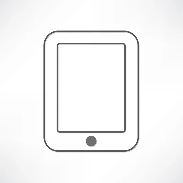 Ipad blanc — Image vectorielle