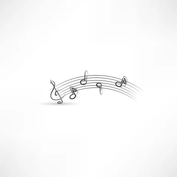 Note musicale — Image vectorielle