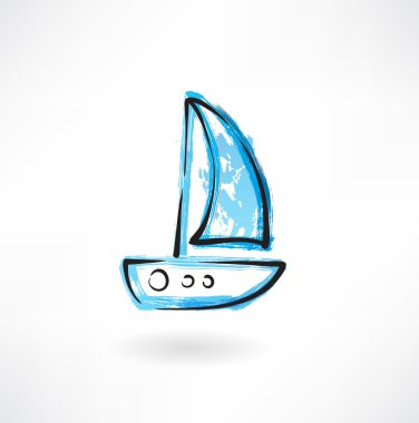 Sailfish grunge simgesi