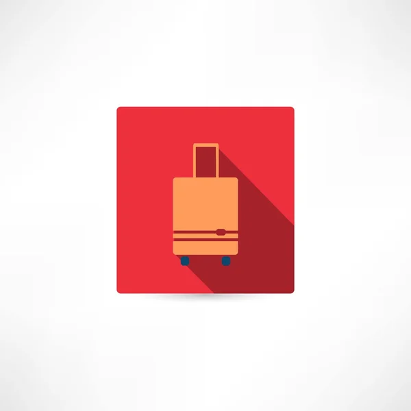 Brown  luggage — Stock Vector