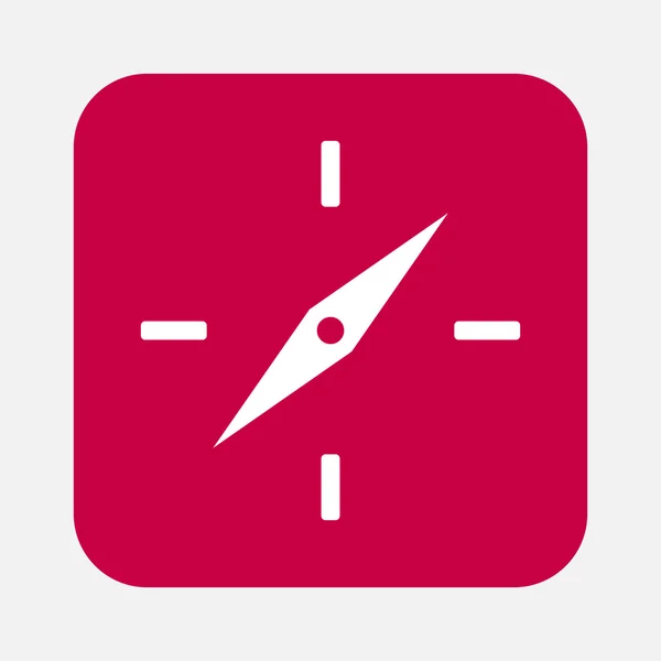 Reloj icono de la cara — Vector de stock