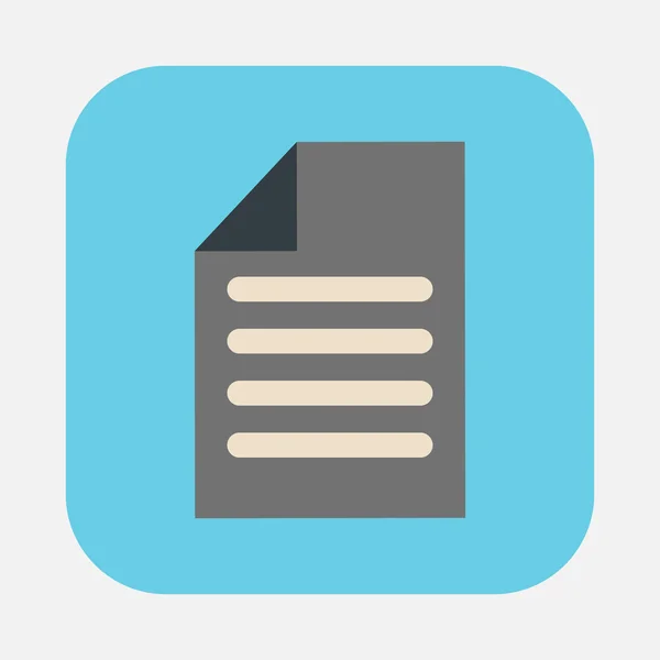 Documento icono — Vector de stock