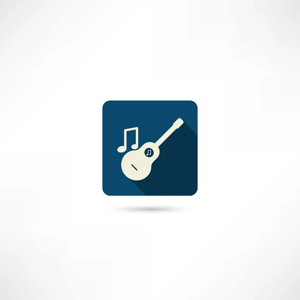 Guitarra musical — Vector de stock