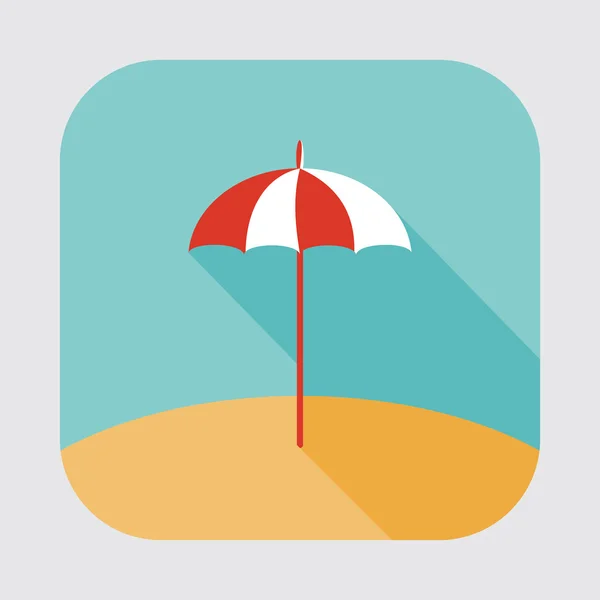 Ikona parasola — Wektor stockowy