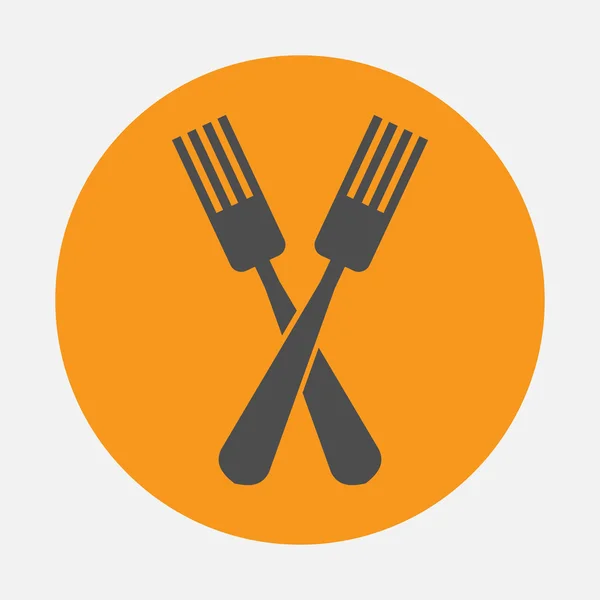 Forks icon — Stock Vector