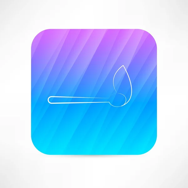 Lighted match — Wektor stockowy