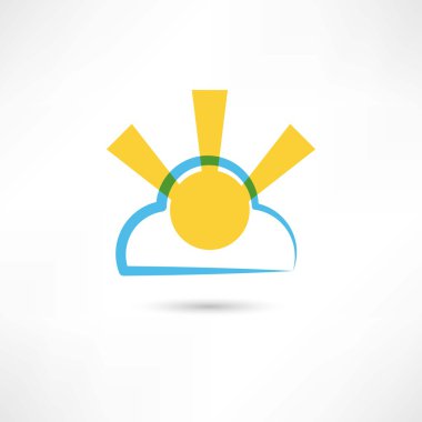 güneşli bulut simgesi