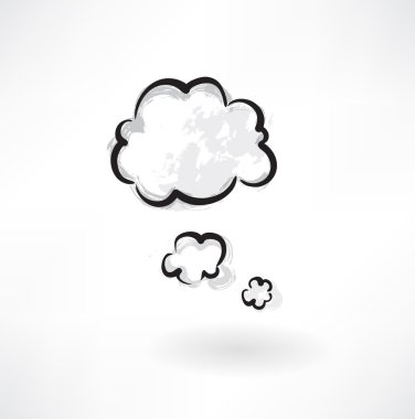 bulutlar grunge simgesi