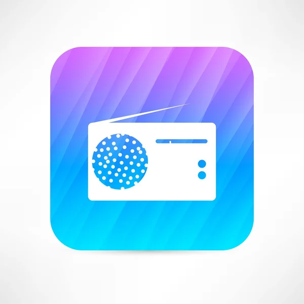 Icono de radio — Vector de stock