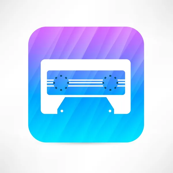 Icono de cinta de audio — Vector de stock