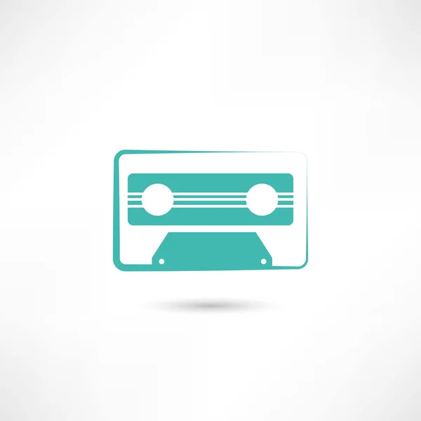 Audio tape icon — Stock Vector