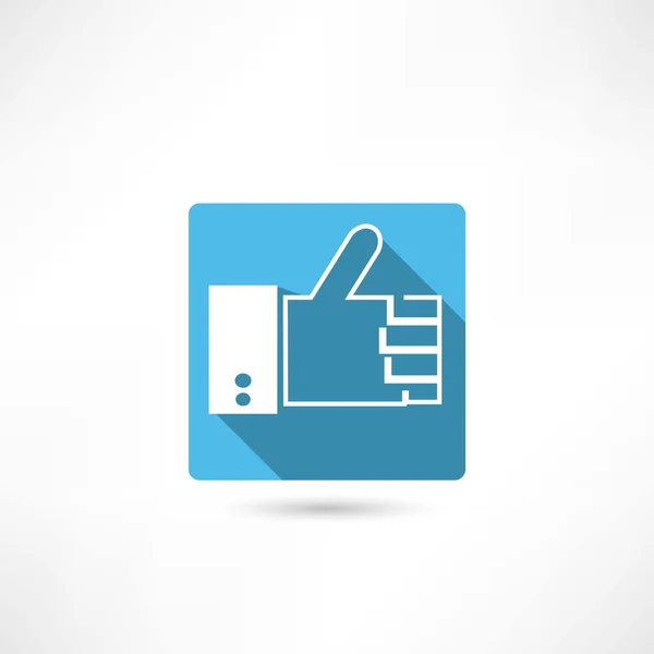 Thumb up icon — Stock Vector