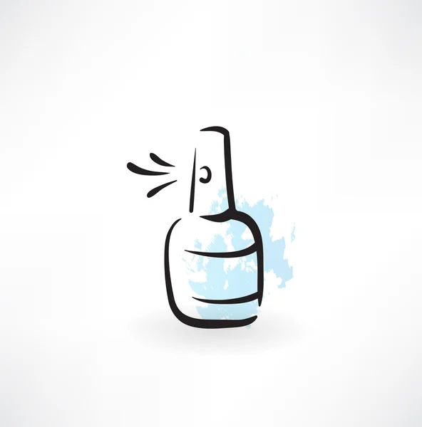 Medische spray grunge pictogram — Stockvector