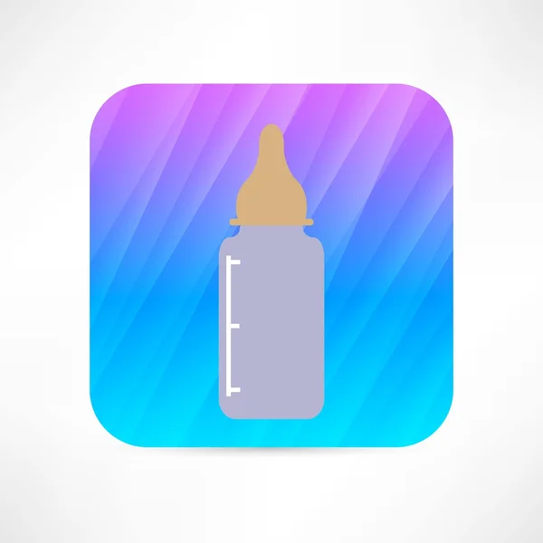 Baby bottle icon — Stock Vector