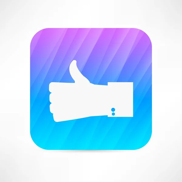 Thumb up icon — Stock Vector