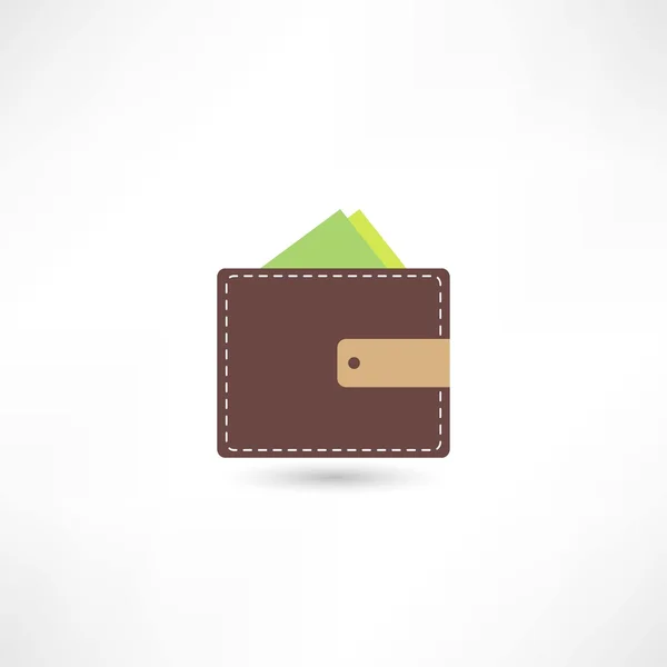 Wallet icon — Stock Vector