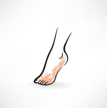 Foot icon clipart