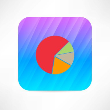 Diyagram pasta simgesi