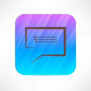 konuşma balonu simgesi