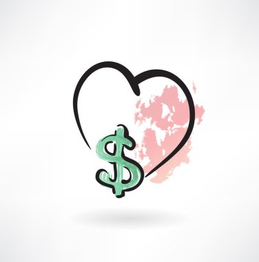 aşk Doları grunge simgesi