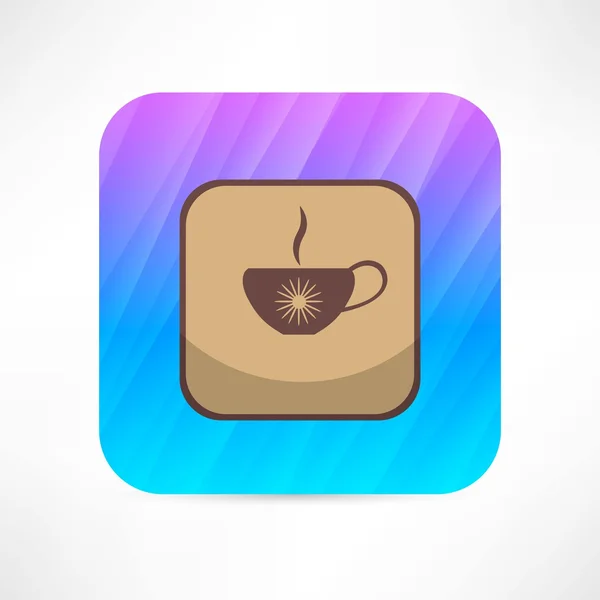 Hot cup icon — Vector de stoc