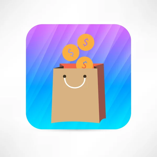 Icono de beneficio — Vector de stock