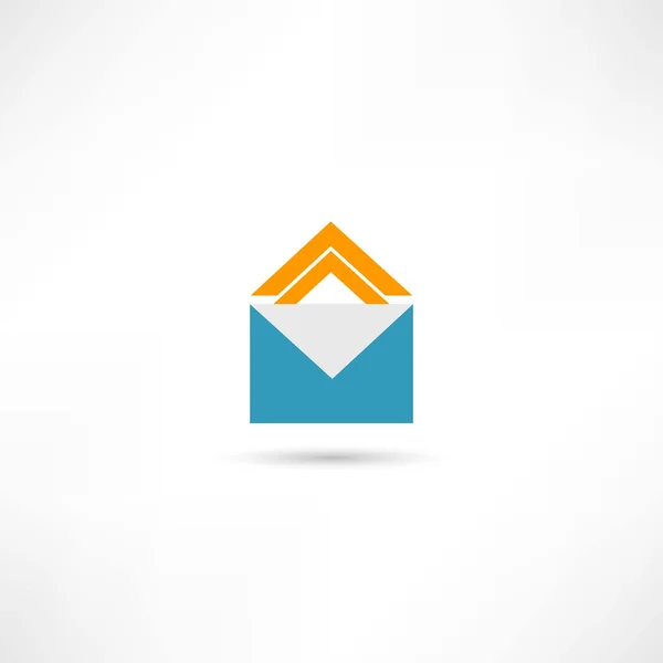 Envelop pictogram — Stockvector
