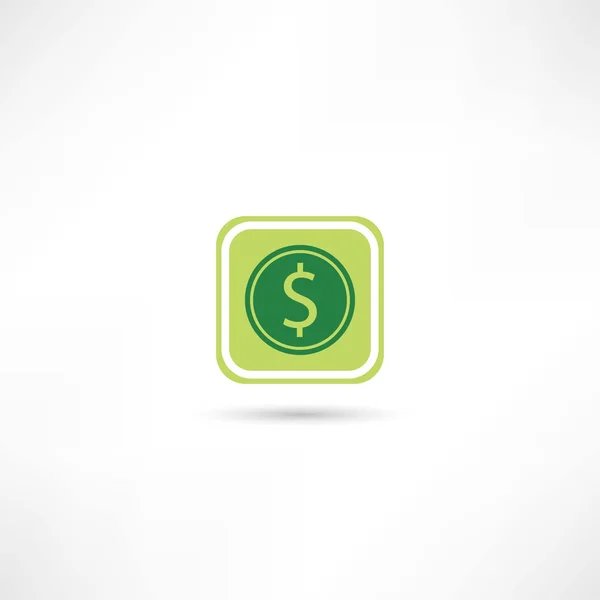 Dólar signo icono — Vector de stock