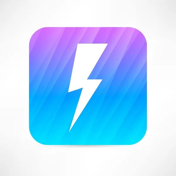 Lightning icon — Stock Vector