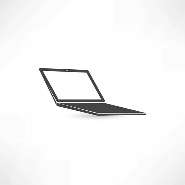 Pictogram van de notebook computer — Stockvector