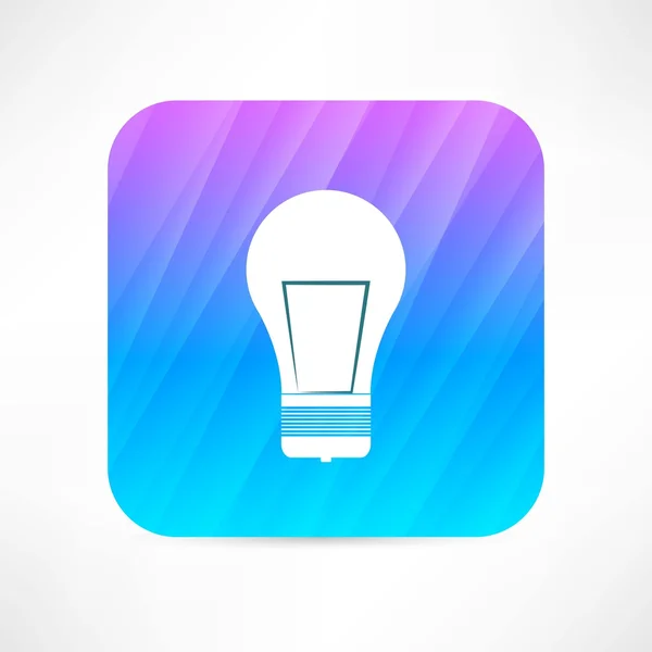 Light bulb icon — Stock Vector