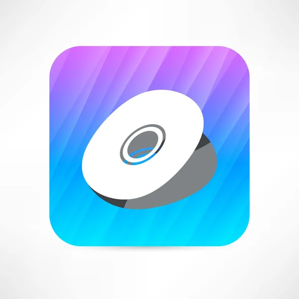 Icono de disco — Vector de stock