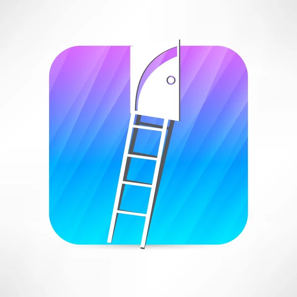 Staircase icon — Stock Vector
