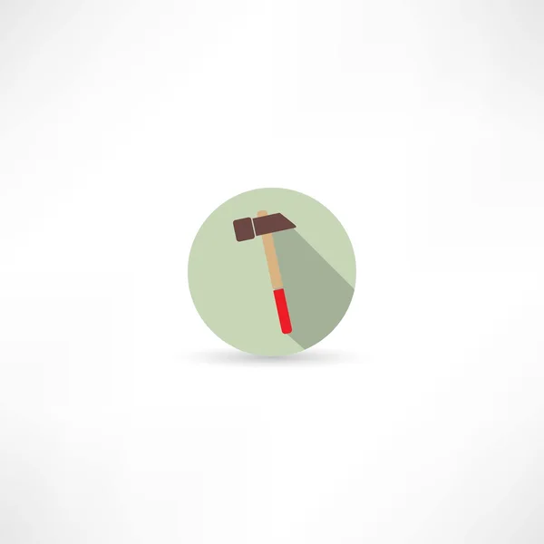 Icono de martillo — Vector de stock