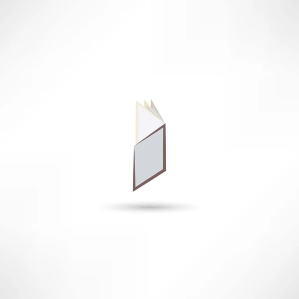 Icono del libro — Vector de stock