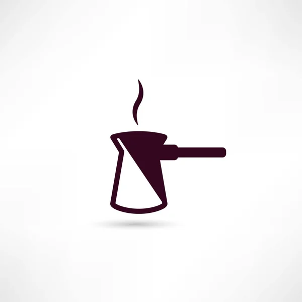Kahve turk simgesi — Stockvector