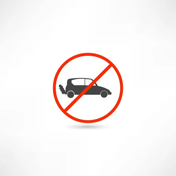 Pas d'icône voitures — Image vectorielle