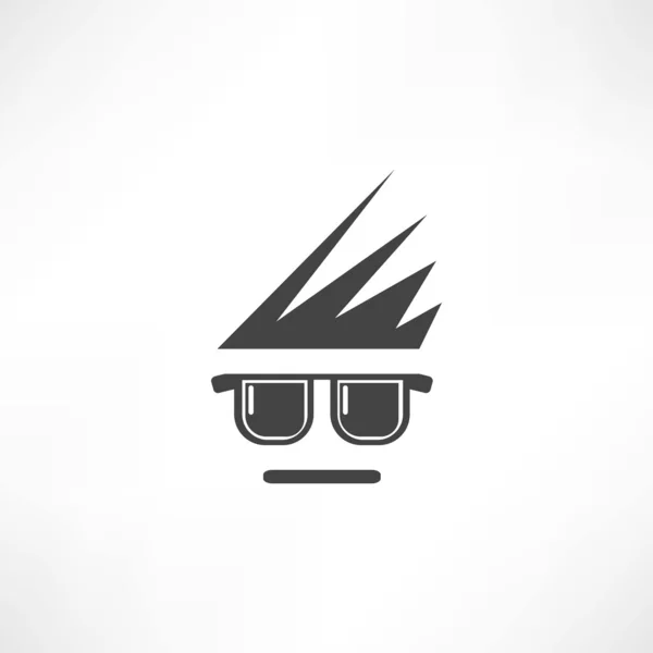 Icono de gafas graduadas — Vector de stock
