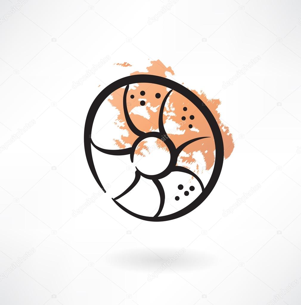 fancy bread grunge icon