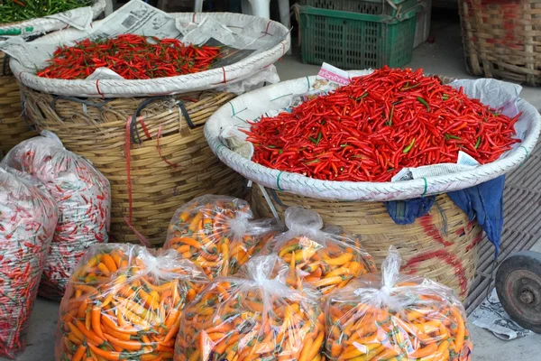 Chili peper, thailand — Stockfoto
