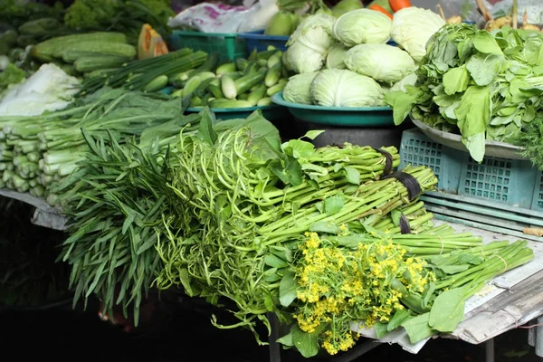 Trh se zeleninou, Thajsko — Stock fotografie