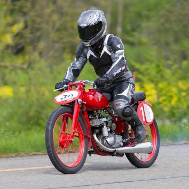 Vintage motosiklet puch werksmaschine 1947 den