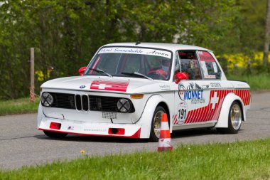 Vintage yarış araba bmw 2002 Serie TII 1972
