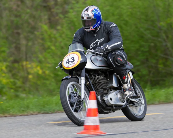 Vintage motosiklet norton manx 1959 — Stok fotoğraf