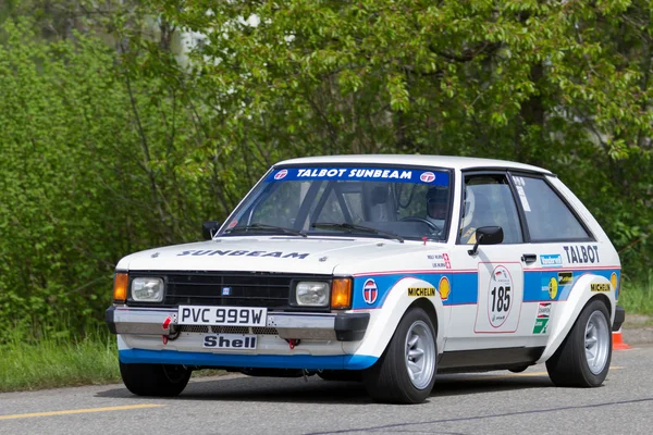 Vintage race touring car Talbot Sunbeam Lotus from 1981 — Stock Photo, Image