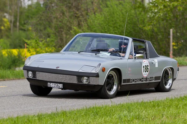 Vintage de carreras de turismos Porsche 914-6 de 1970 — Foto de Stock